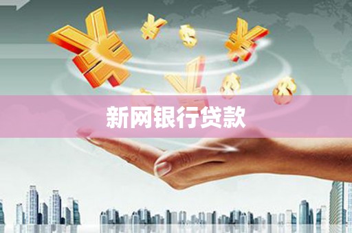 无锡新网银行贷款