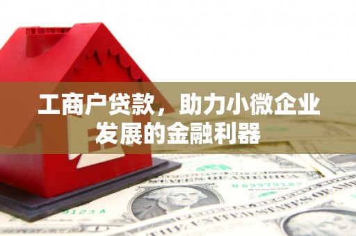 无锡工商户贷款，助力小微企业发展的金融利器