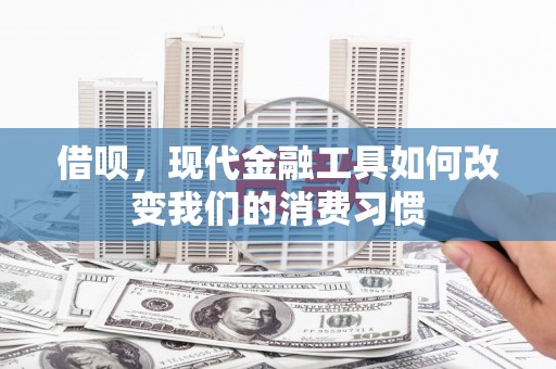 无锡借呗，现代金融工具如何改变我们的消费习惯