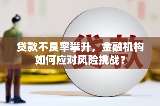无锡贷款不良率攀升，金融机构如何应对风险挑战？