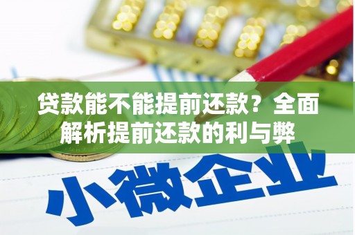 无锡贷款能不能提前还款？全面解析提前还款的利与弊