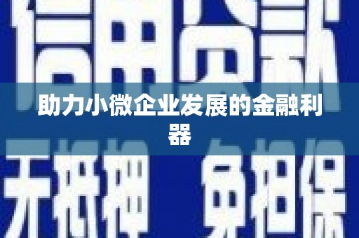 无锡助力小微企业发展的金融利器
