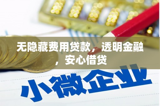 无锡无隐藏费用贷款，透明金融，安心借贷