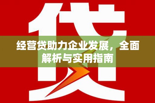 无锡经营贷助力企业发展，全面解析与实用指南