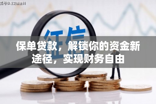 无锡保单贷款，解锁你的资金新途径，实现财务自由