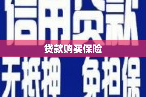 无锡贷款购买保险