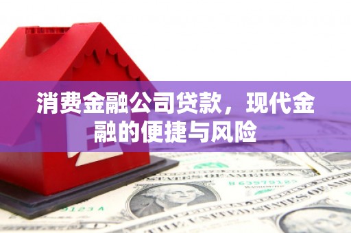无锡消费金融公司贷款，现代金融的便捷与风险